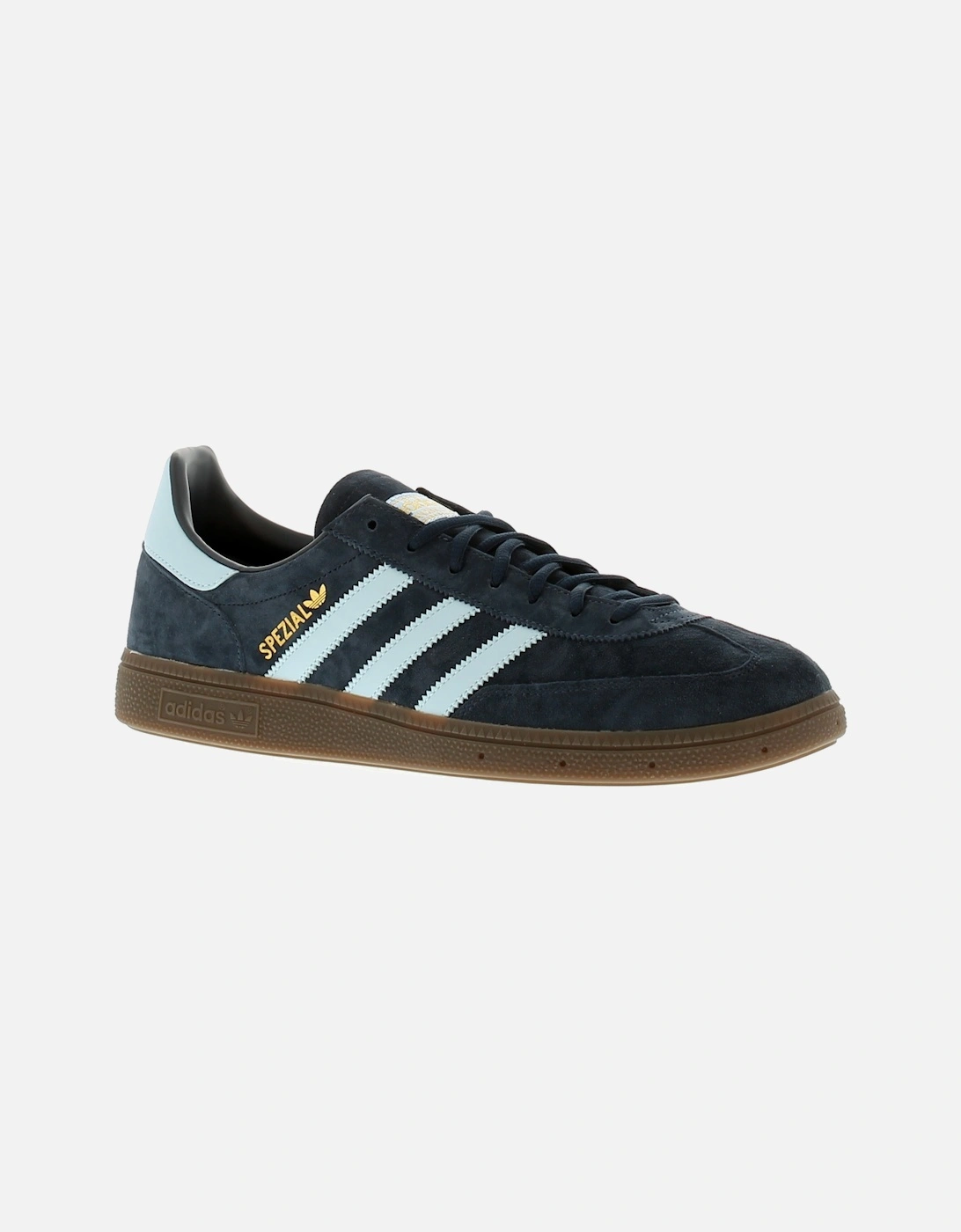Adidas Men's Adidas Originals Mens Trainers Handball Spezial Leather Lace Up navy light blue