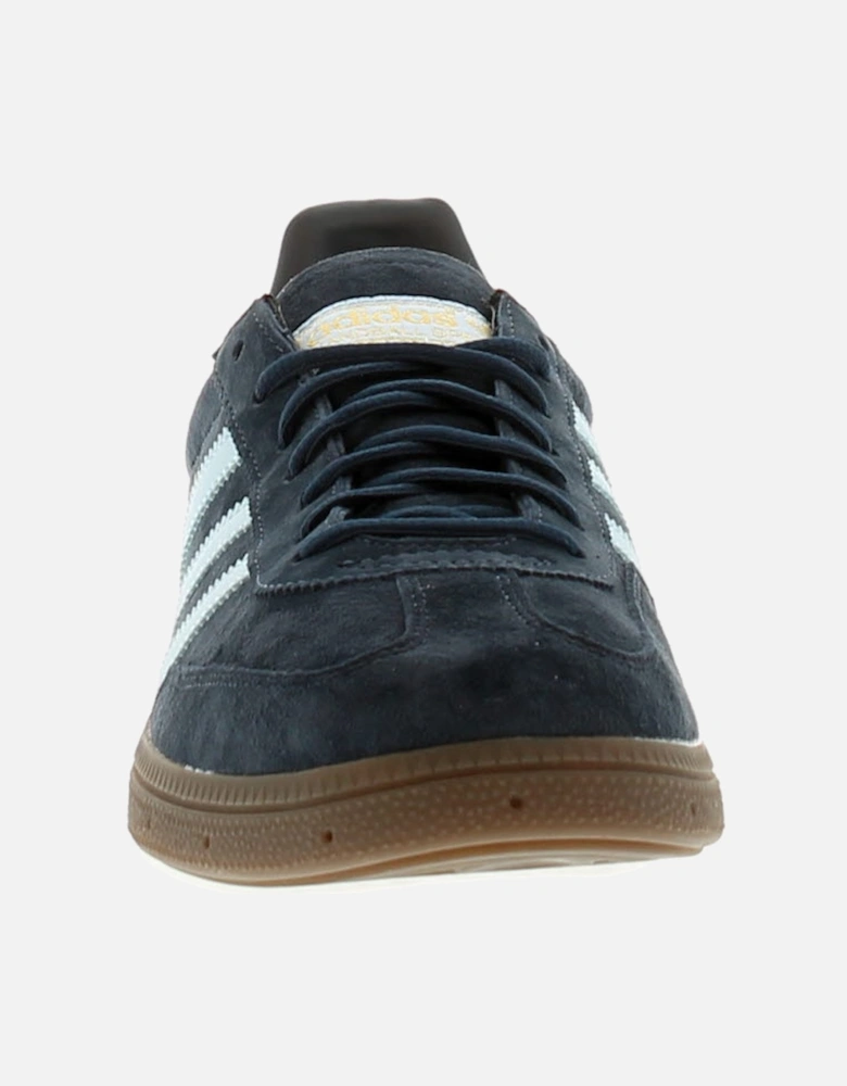 Mens Trainers Handball Spezial Leather Lace Up navy light blue