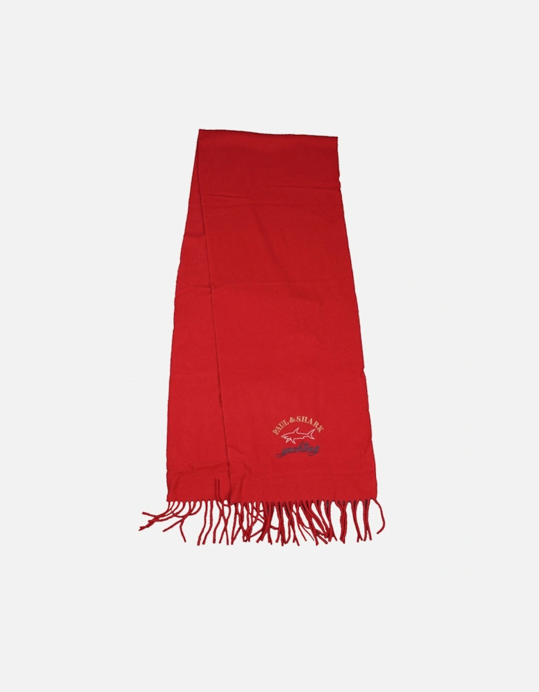 Paul And Shark Scarf Red