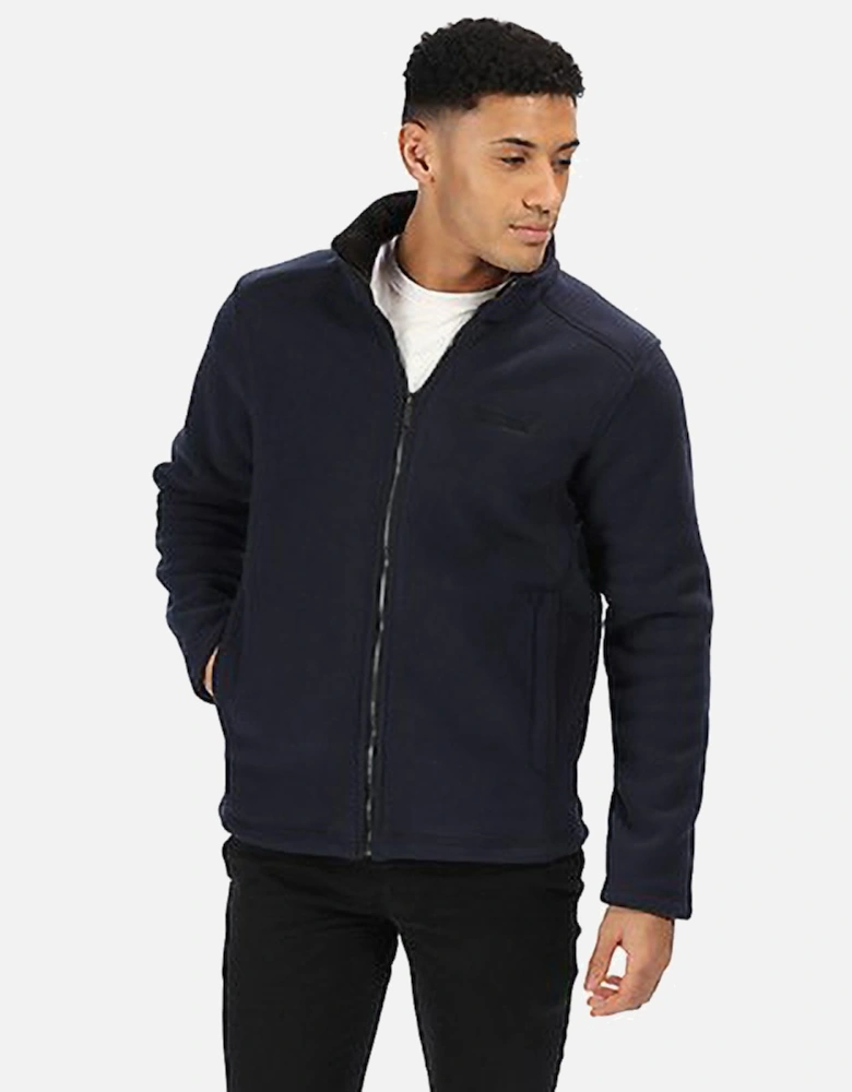 Mens Plain Micro Fleece Full Zip Jacket (Layer Lite)