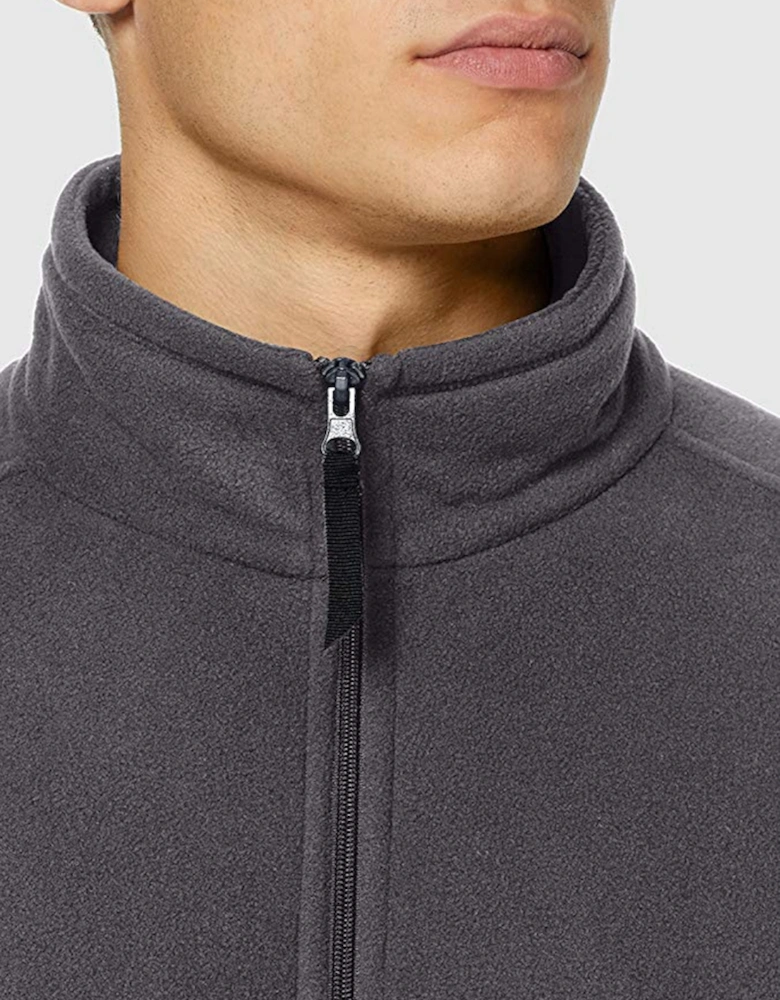 Mens Plain Micro Fleece Full Zip Jacket (Layer Lite)