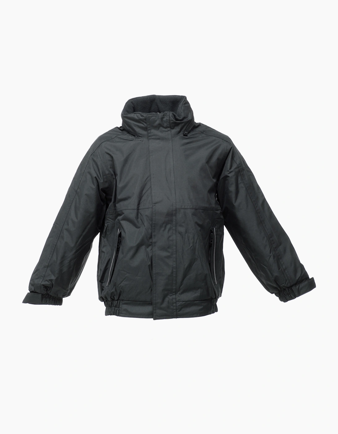 Regatta Girls Black 'S /Childrens Waterproof Windproof Dover Jacket - Size: 32Inch Kids