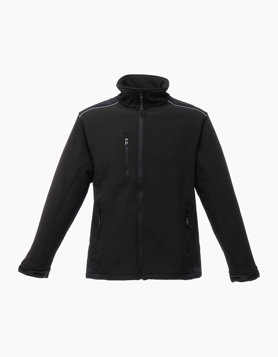 Regatta Men's Black Sandstorm Hardwearing Workwear Softshell Jacket (Water Repellent)  38/Regular M