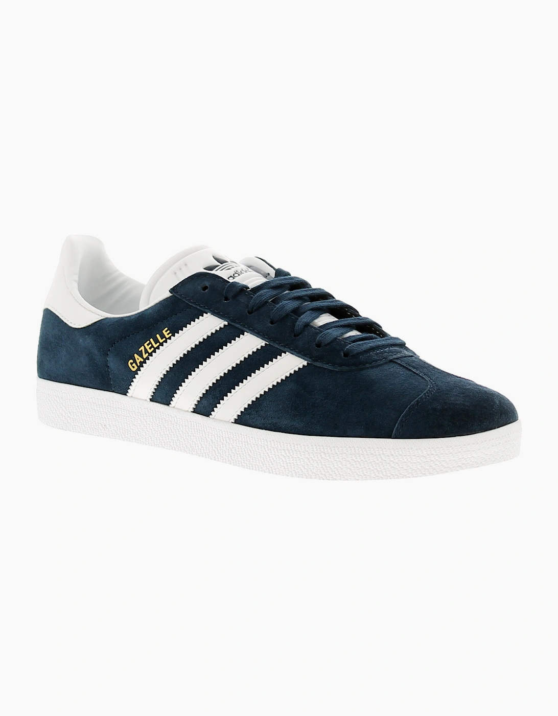 Adidas Originals Gazelle Men's Blue Adidas Originals Trainers Gazelle Leather Lace Up Navy UK Size - Size 7