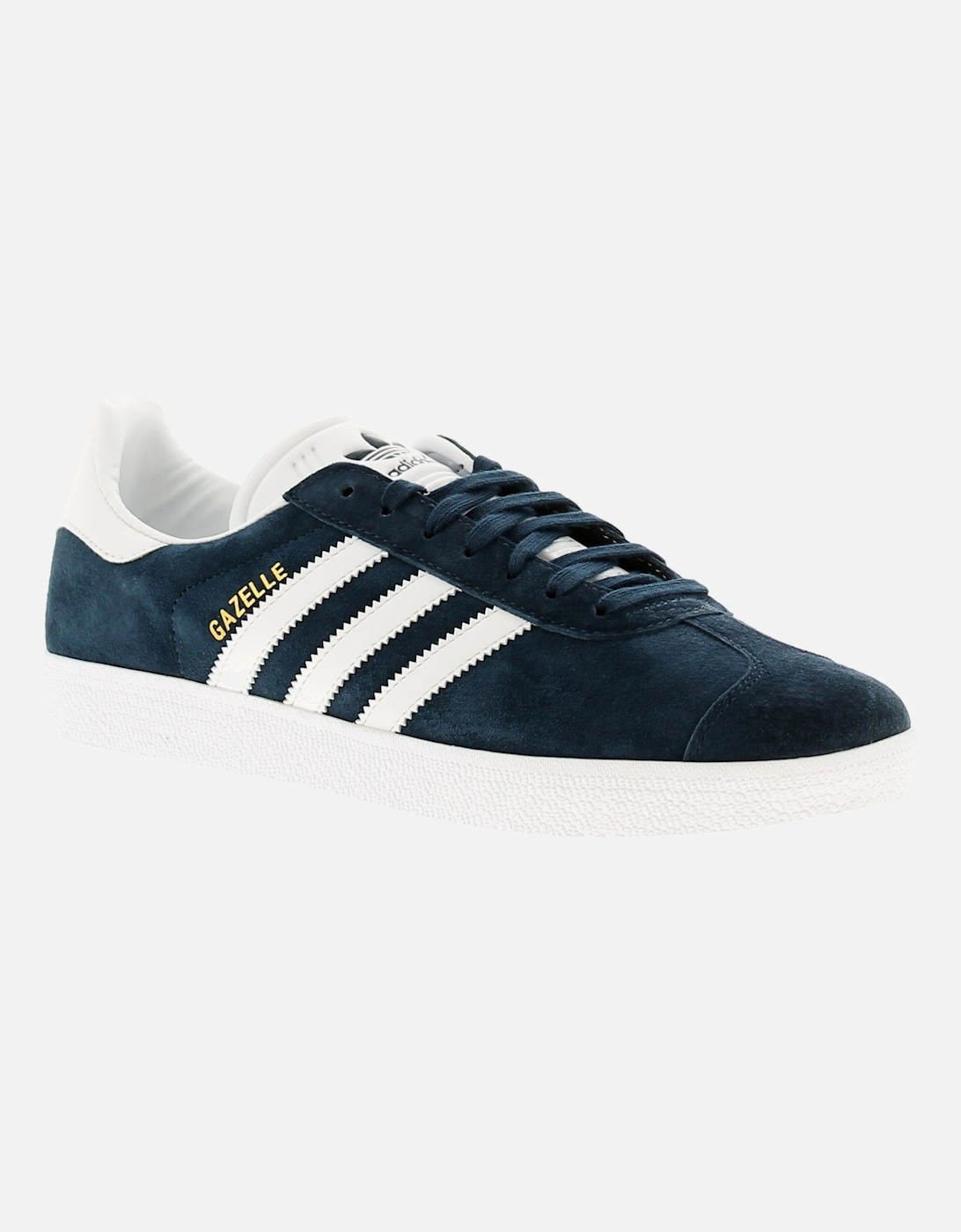 Adidas Originals Mens Trainers Gazelle Leather Lace Up navy UK Size, 6 of 5