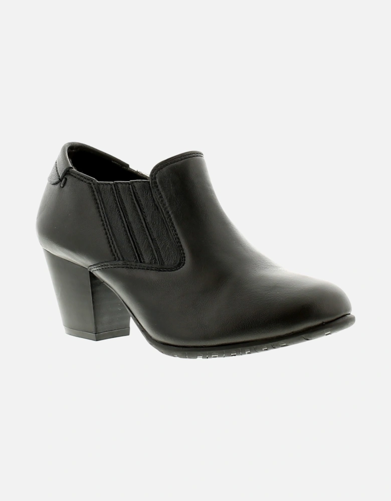 Womens Shoes Court Lucia Leather Slip On black UK Size