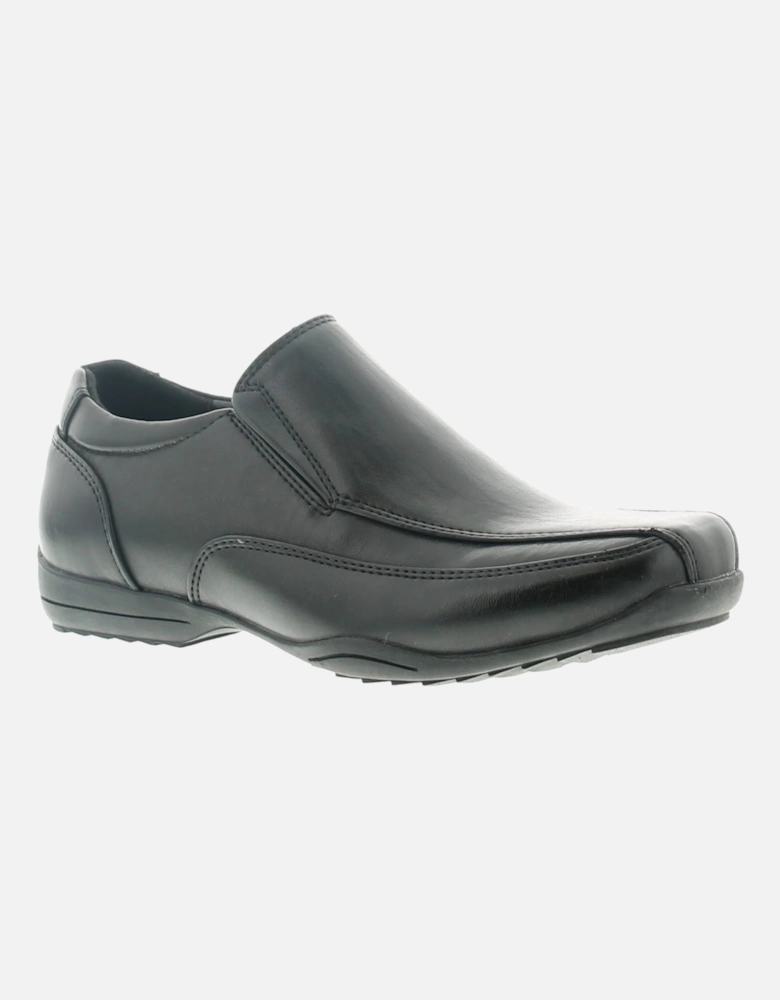 Boys School Shoes Andre Slip On black UK Size