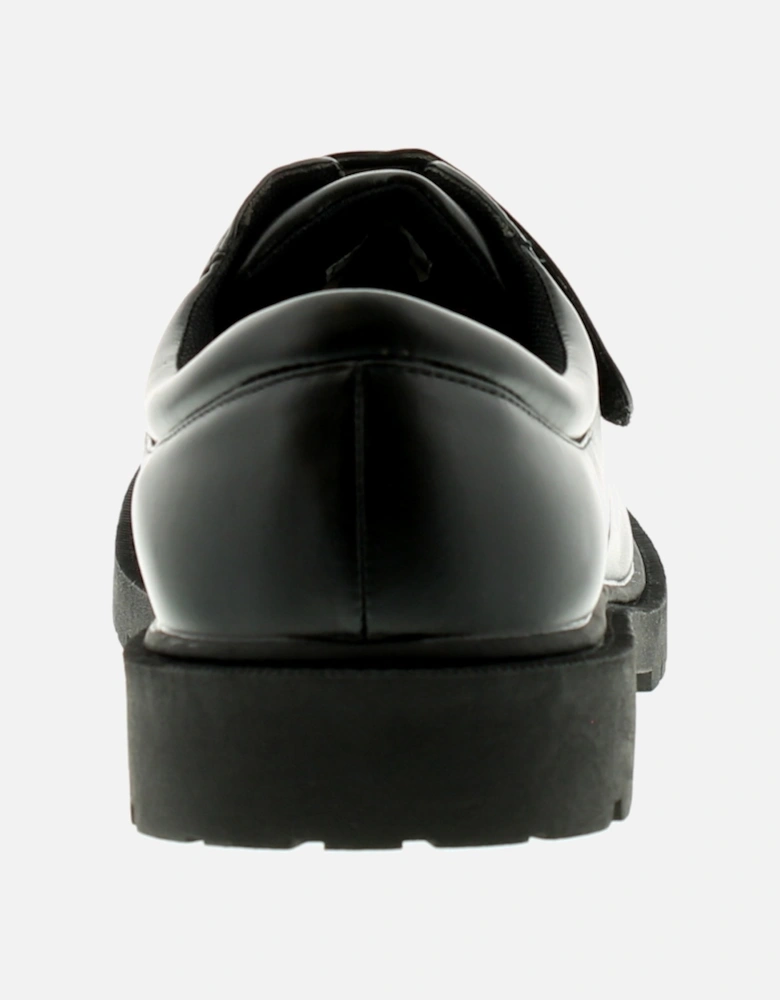 Mens Smart Shoes Viking V XL Touch Fastening black UK Size