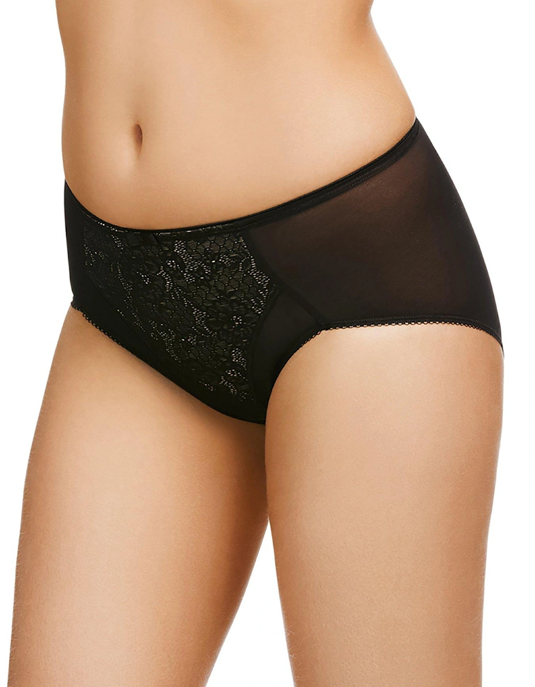 Deep Lace Brief - Black, 2 of 1