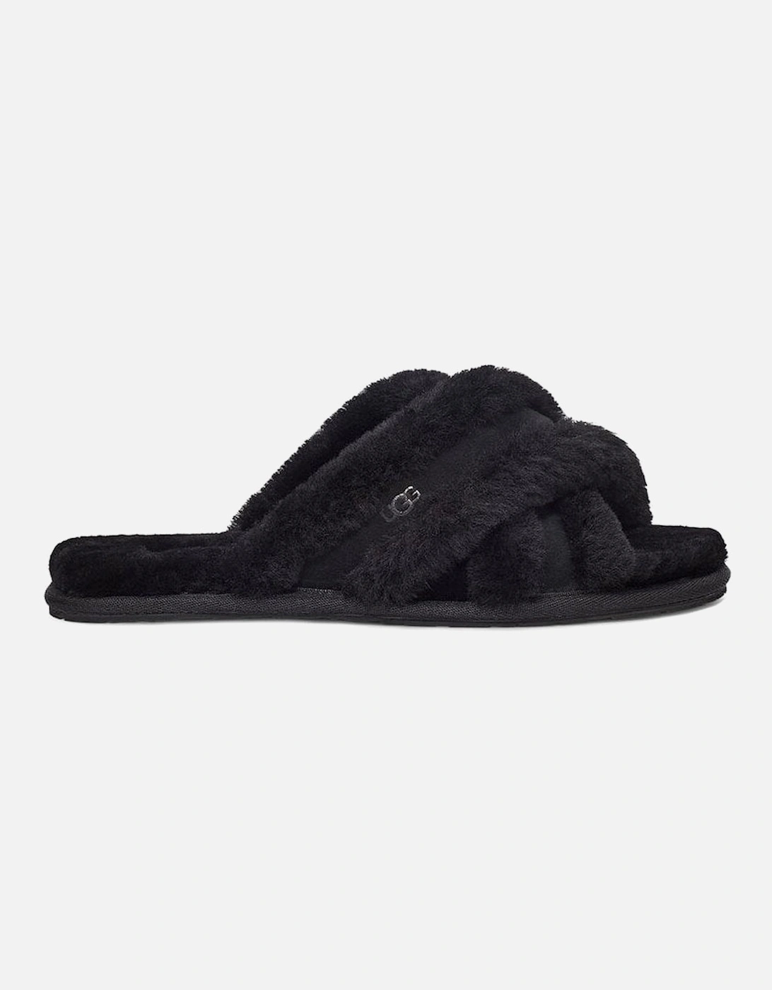 Scuffita Women's Black Slippers, 5 of 4