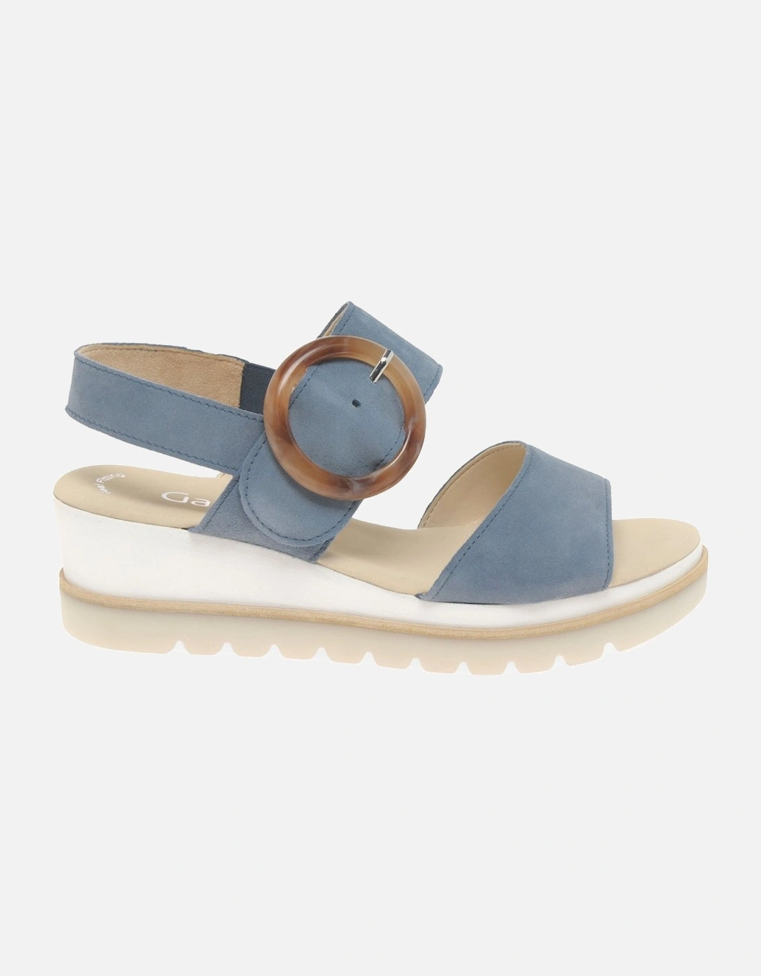 Yeo Womens Wedge Mid Heel Sandals