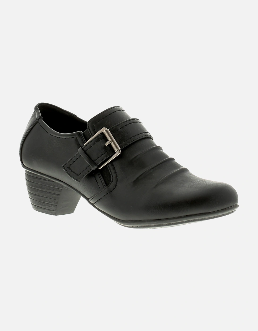 Womens Court Shoes Blyth Slip On black UK Size, 6 of 5