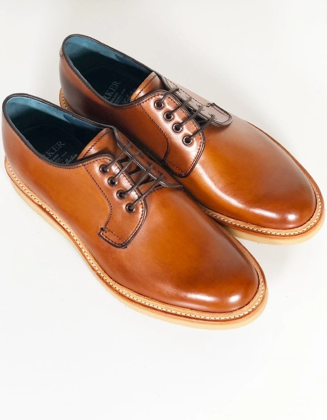 Mens Derby Xtralight Soles Creative Collection Rosewood