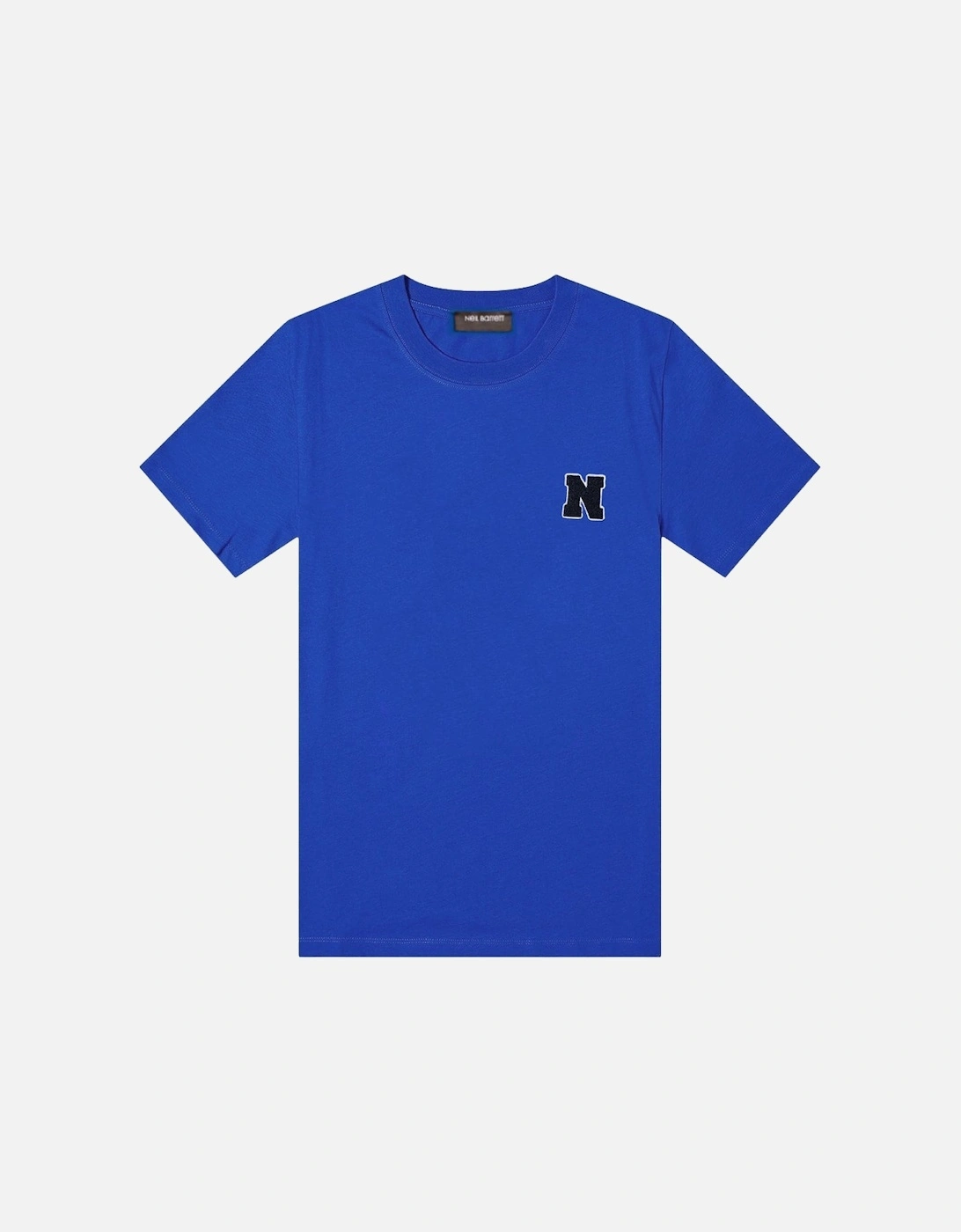Towelling Initial T-Shirt Blue, 2 of 1