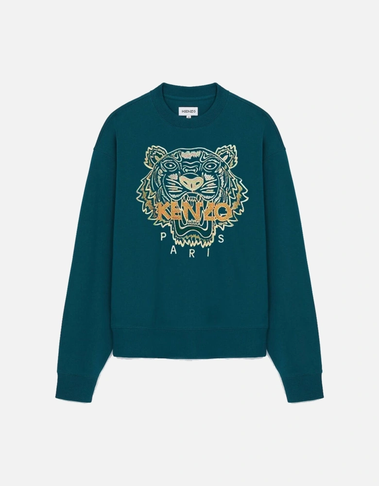 Men's Classic Tiger Sweater Green