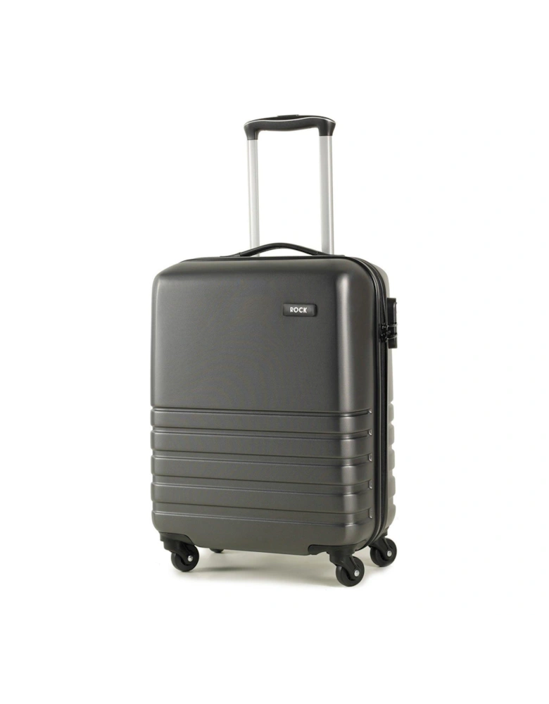 Byron 4 Wheel Hardsell Cabin Suitcase - Charcoal