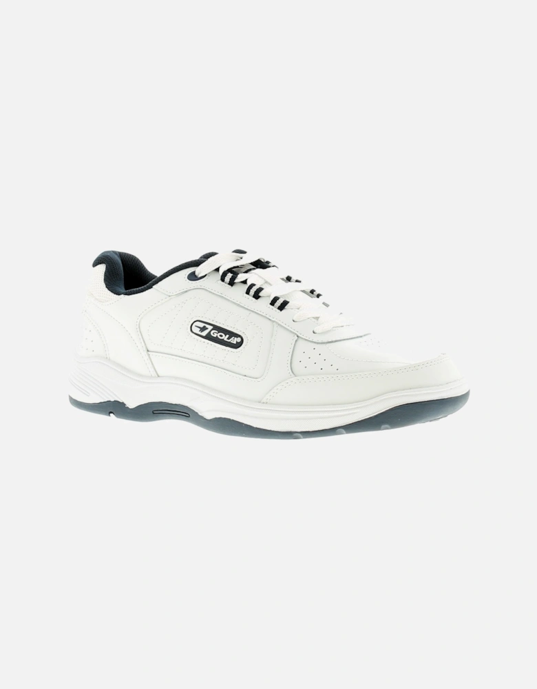 Mens Trainers Belmont Lace Up white UK Size