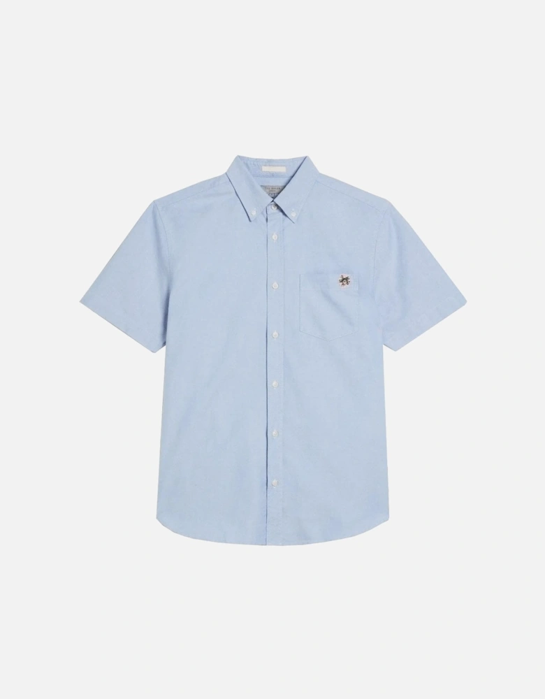 Men's Blue Capsho Short Sleeved Shirt