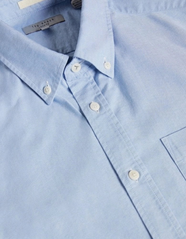 Men's Blue Capsho Short Sleeved Shirt