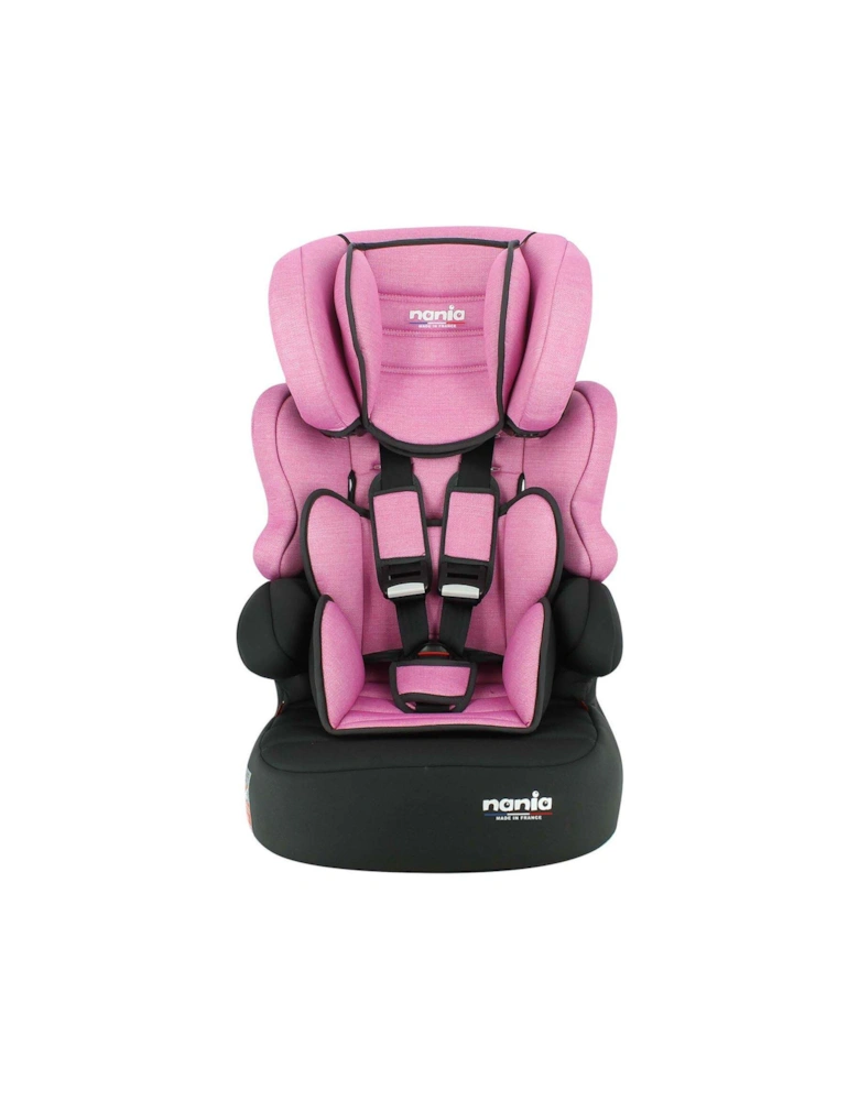 Beline Luxe Denim Rose Group 123 (9 months to 12 years) High Back Booster Seat