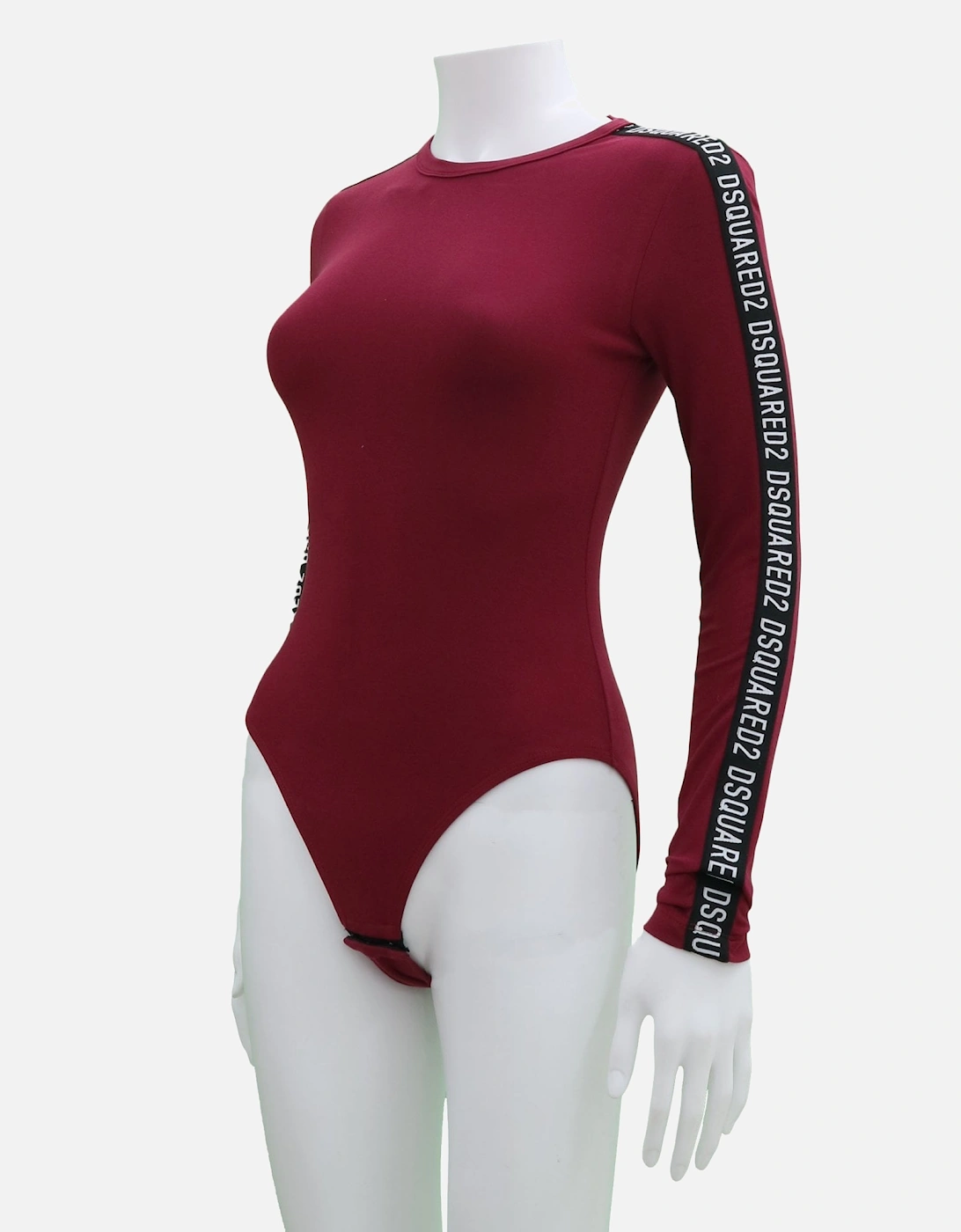 Tape Logo Burgundy Body Top, 4 of 3