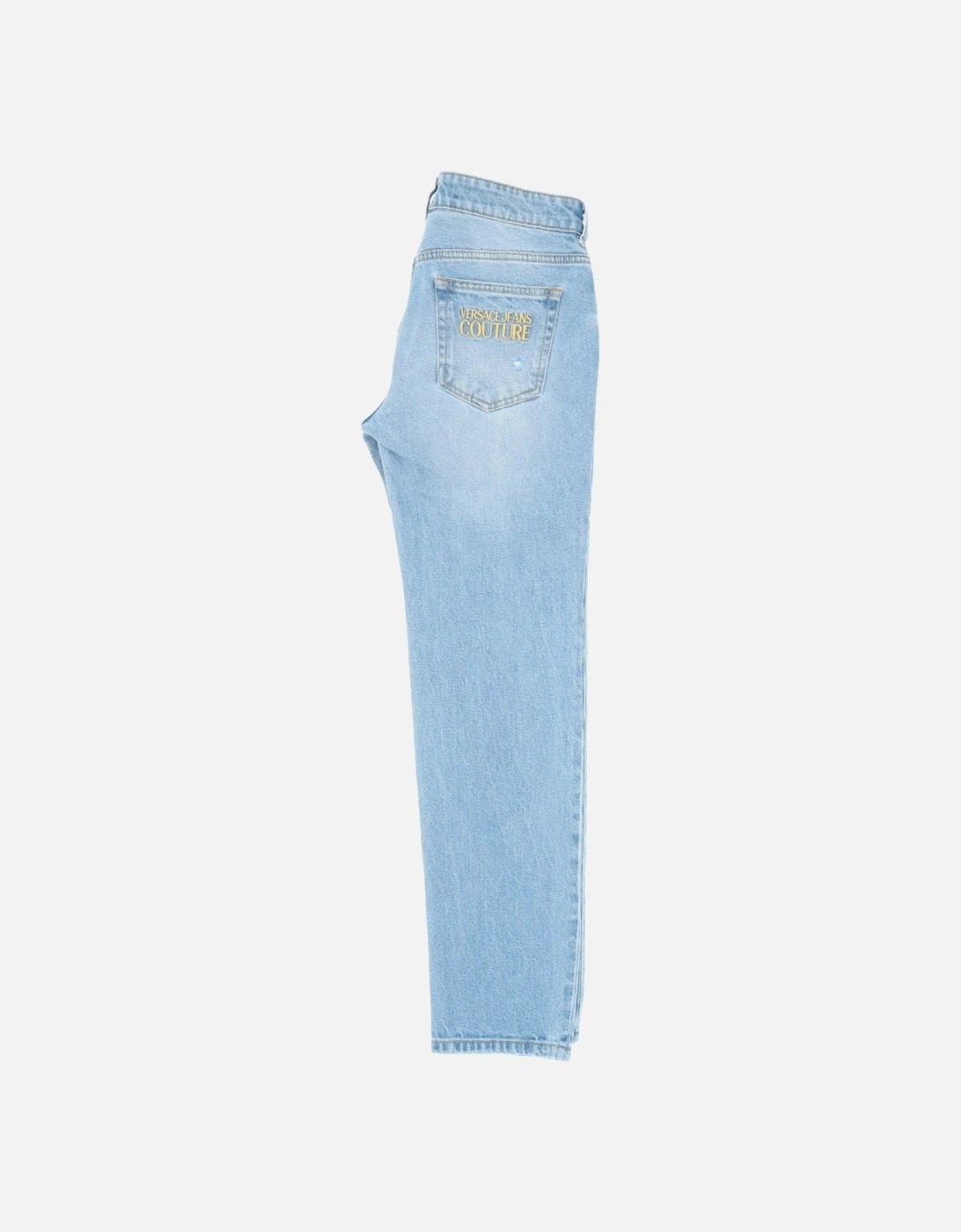 Embroidered Pocket Light Jean