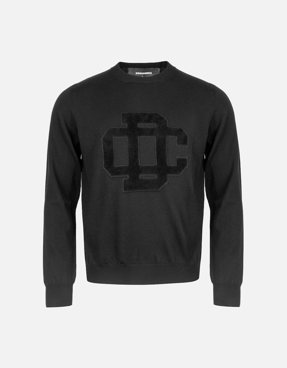 Men's DC Crest Knitwear BLACK, 2 of 1