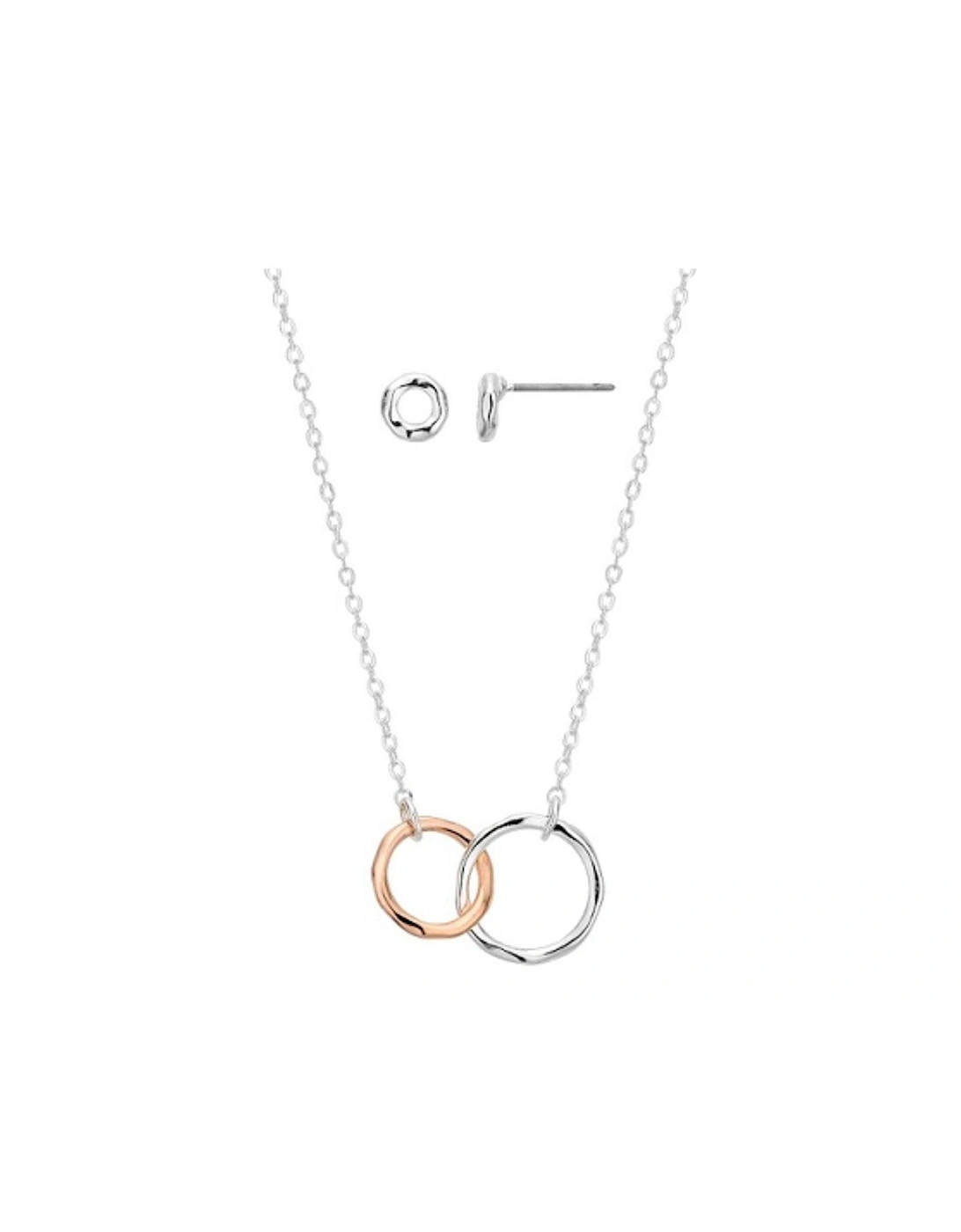 Entwined Rings Earring And Pendant Set, 3 of 2