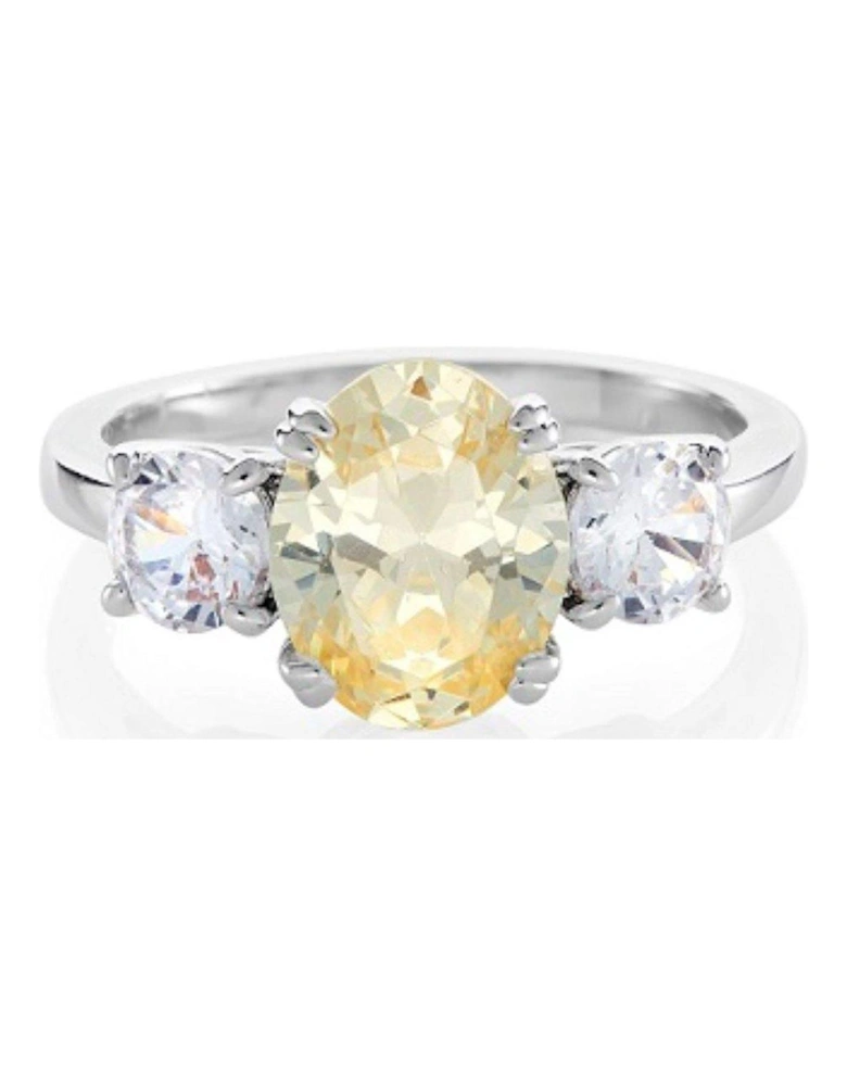 The Carat Collection - Canary Oval Meghan Ring