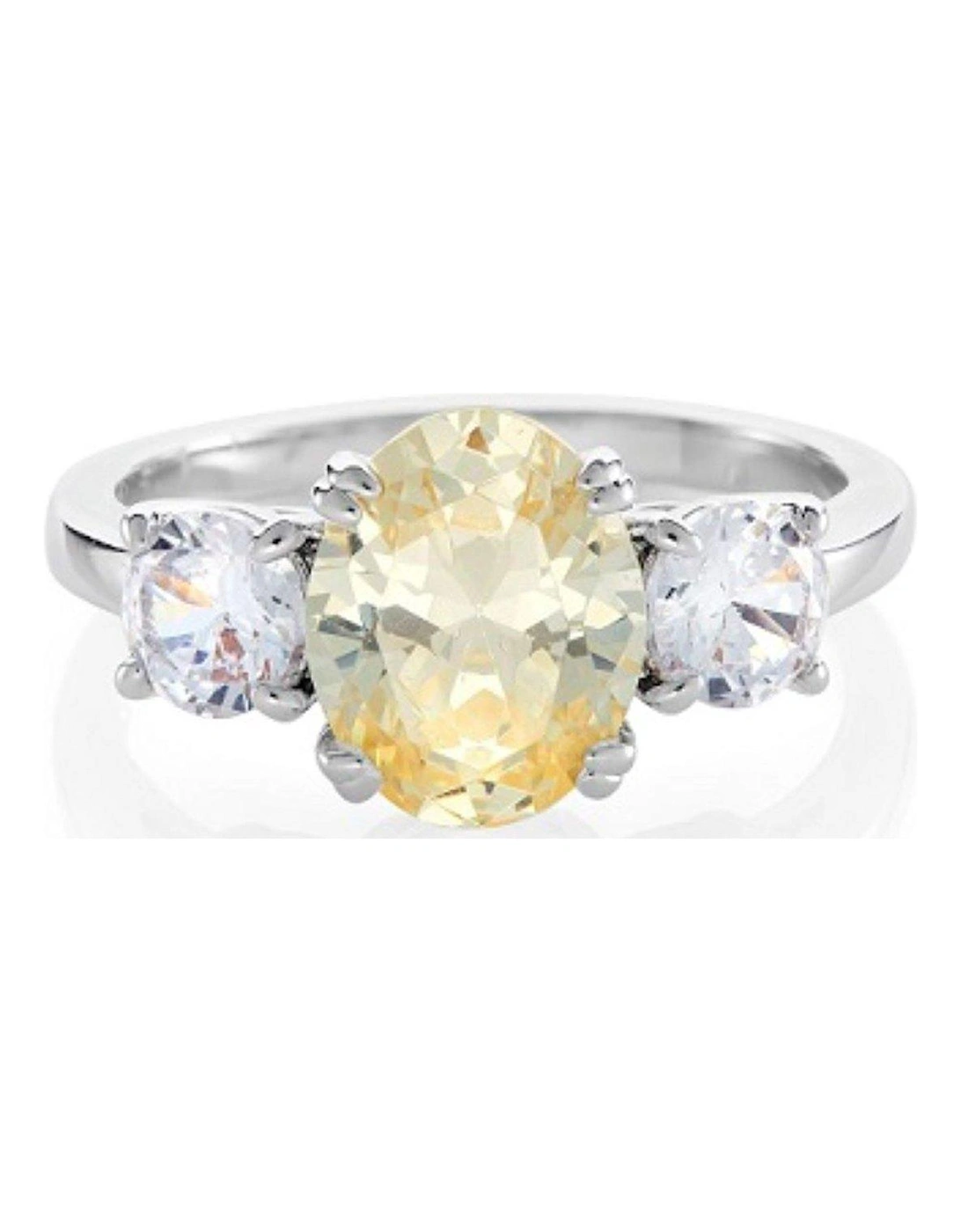 The Carat Collection - Canary Oval Meghan Ring, 3 of 2