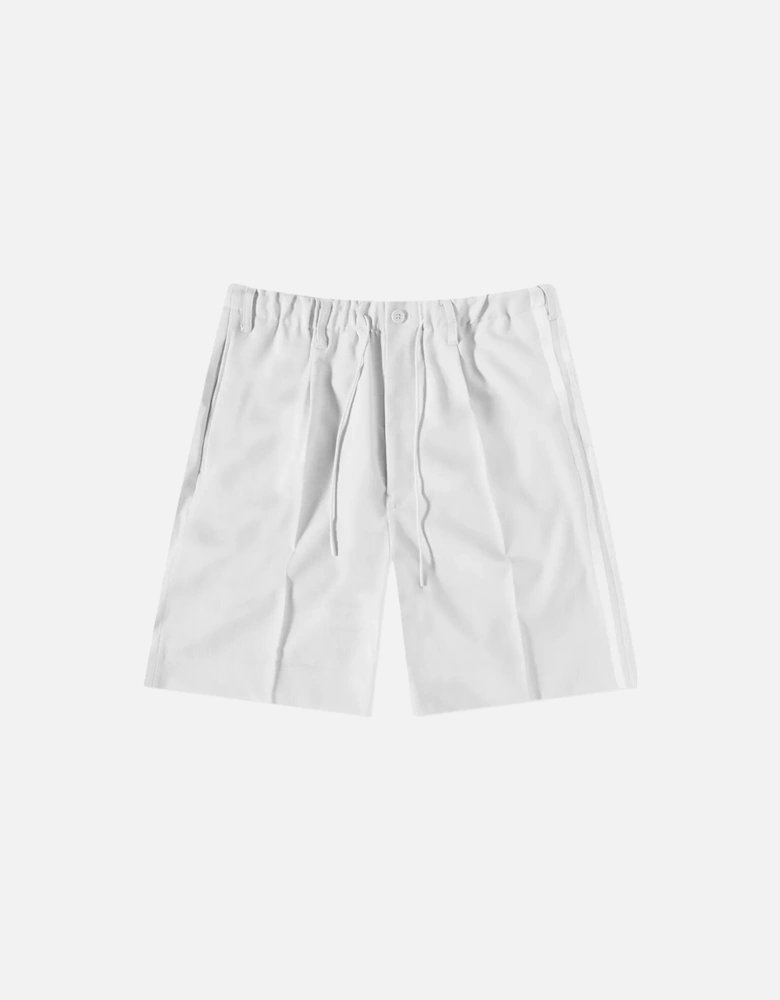 Y-3 Men's Striped Shorts Cream