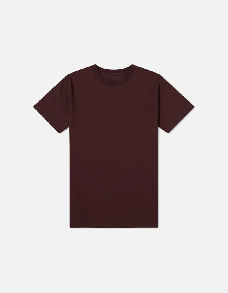 Men's Cotton T-Shirt Burgundy