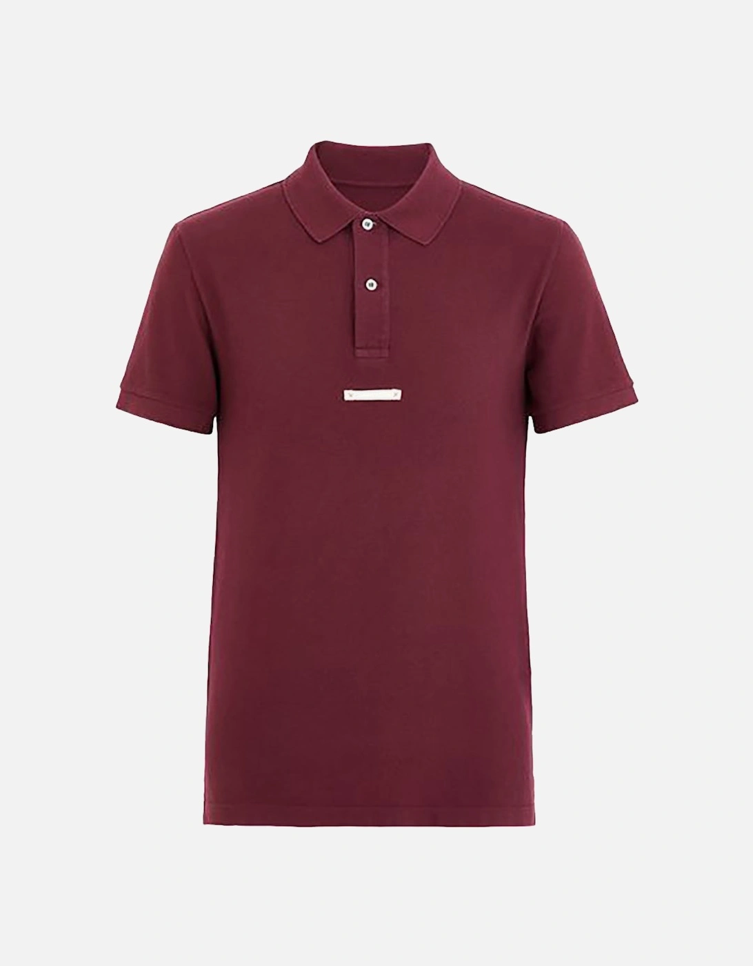 Men's Nametag Polo Burgundy, 3 of 2