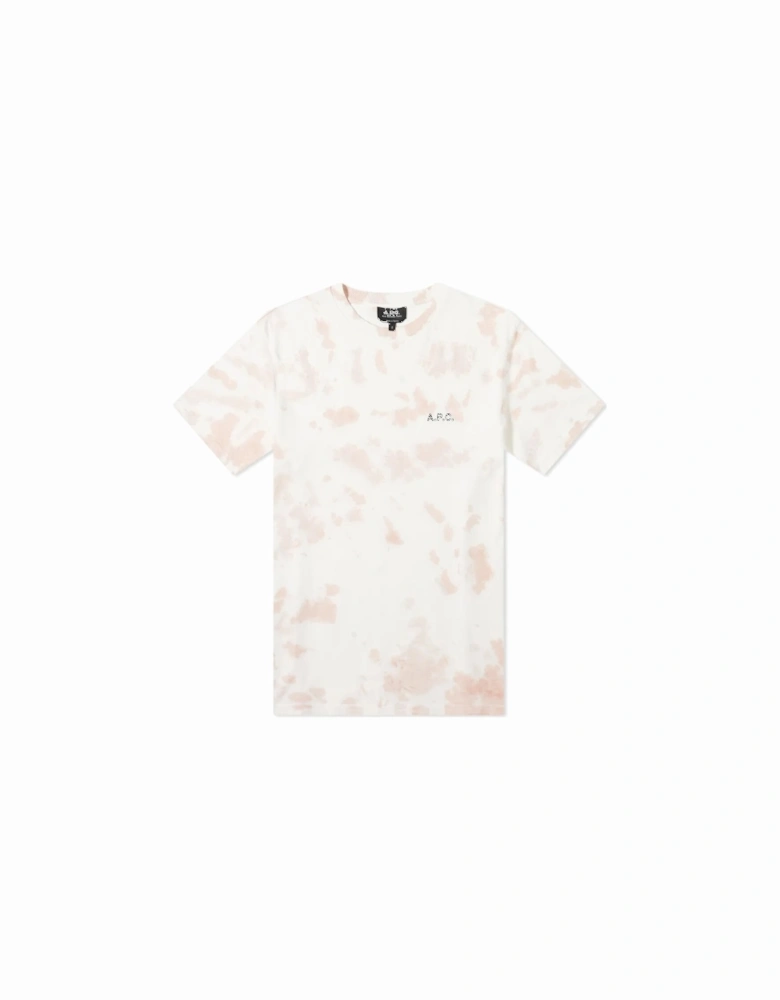 A.P.C Men's Dye Print T-Shirt Rose