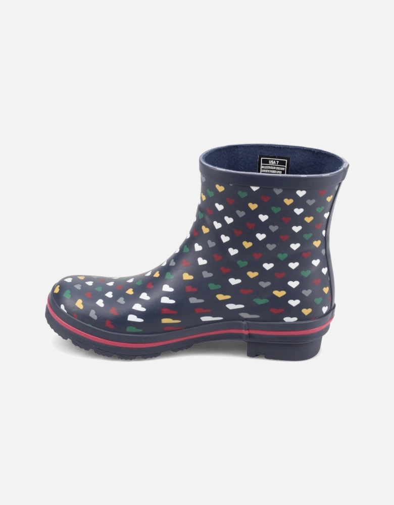Womens/Ladies Bobs Rain Check Love Splash Wellington Boots