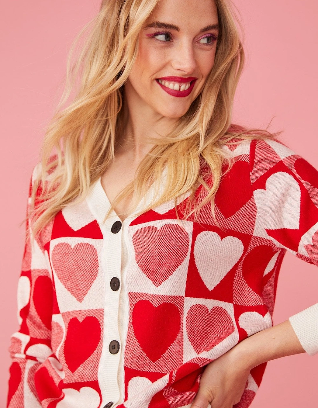 Love Heart Cashmere and Banana Peel Cardigan, 10 of 9