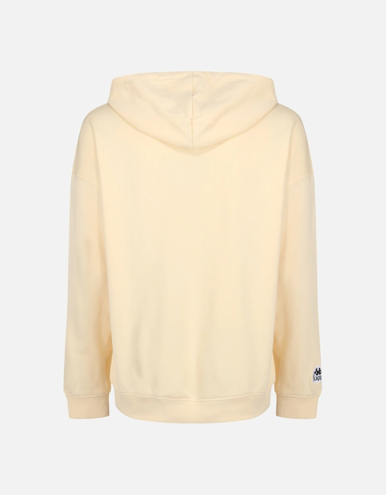 Authentic Tallyy Unisex Oversize Fit Hoodie | Beige/White