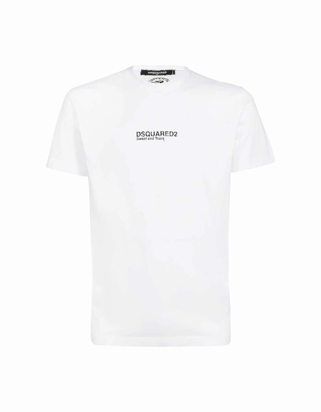 Men's Mini Logo "Sweat & Tears" T-Shirt White, 2 of 1