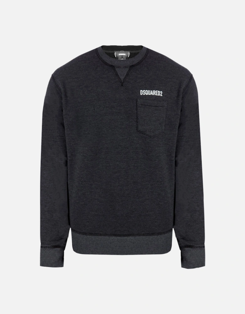 Men's Pocket Sweatshirt Black
