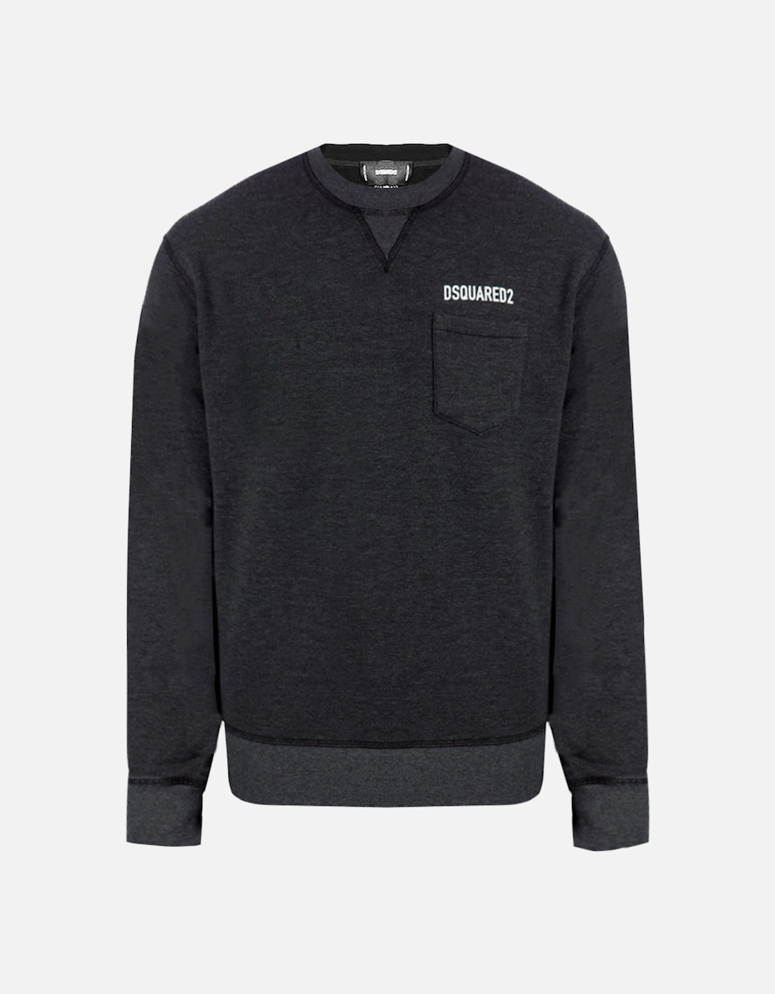 Men's Pocket Sweatshirt Black, 4 of 3