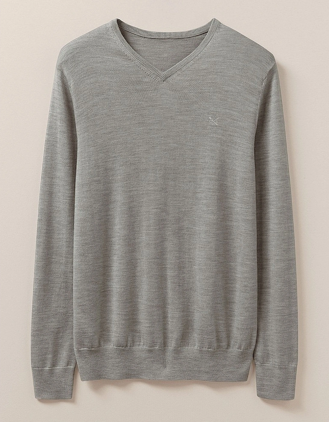 Mens Merino Wool V Neck Sweater Jumper