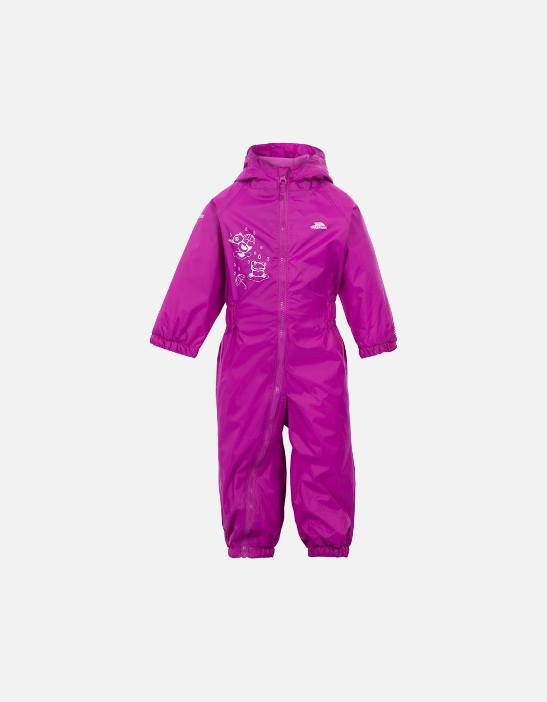 Baby Unisex Dripdrop Padded Waterproof Rain Suit, 5 of 4