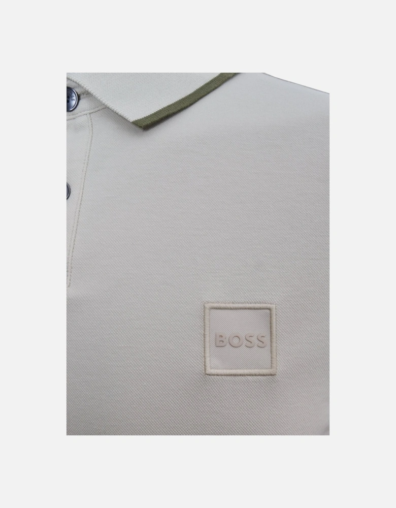 Men's Light Beige Passertip Polo Shirt