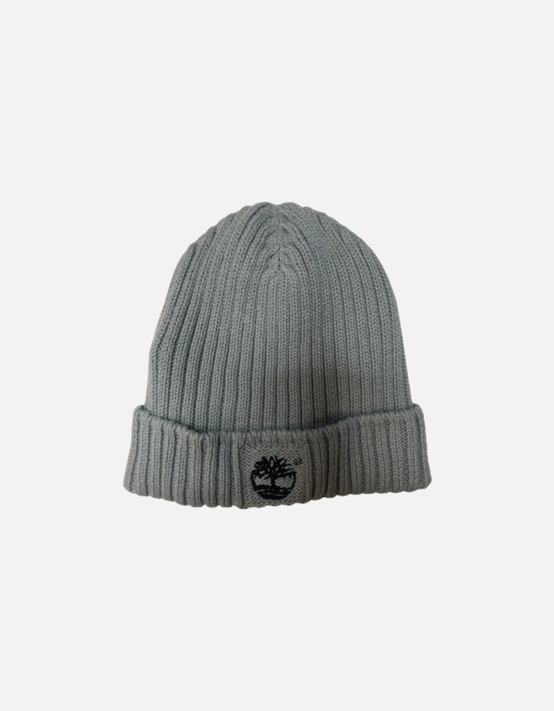 Boys Grey Logo Beanie Hat