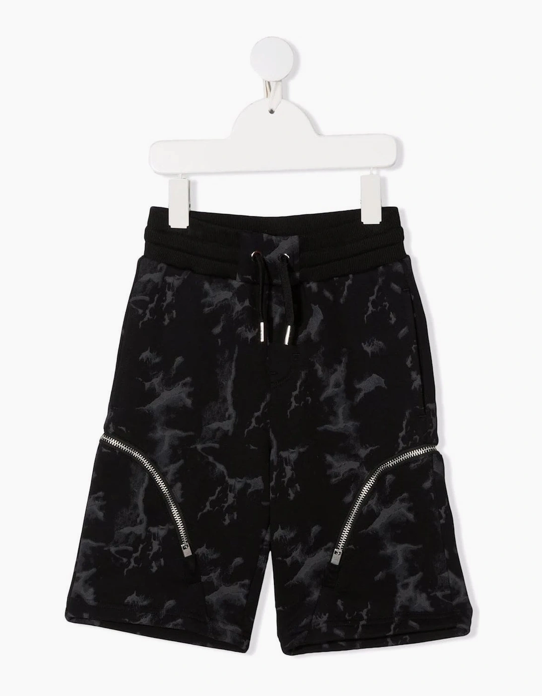 Givenchy Givenchy Kids Zip Detail Shorts - Black