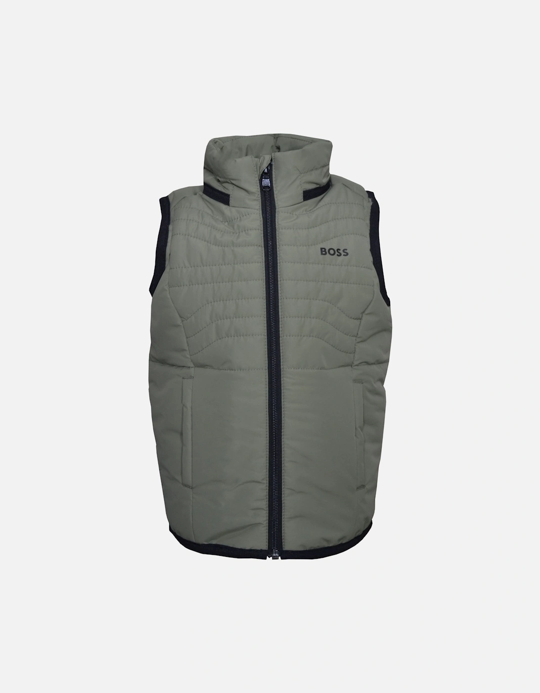 Boy's Khaki Gilet, 6 of 5