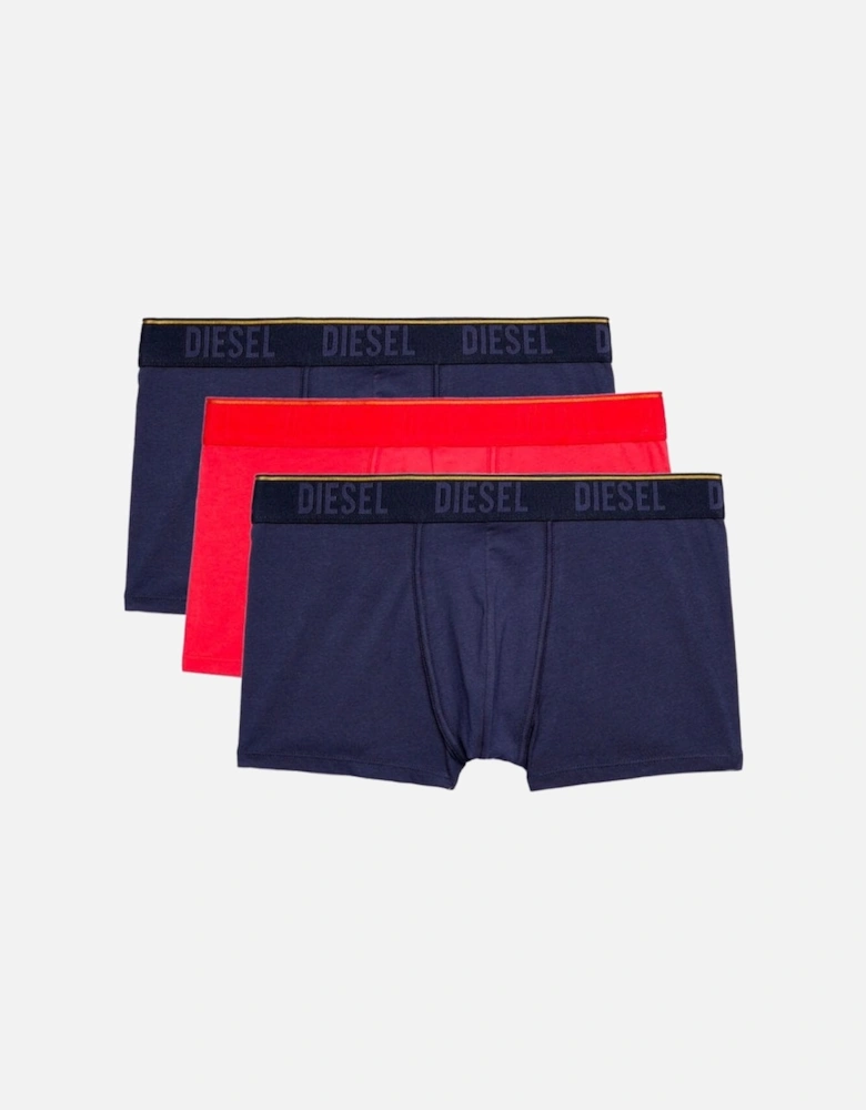 Mens 3 pack Boxer Shorts Red/Navy E5981