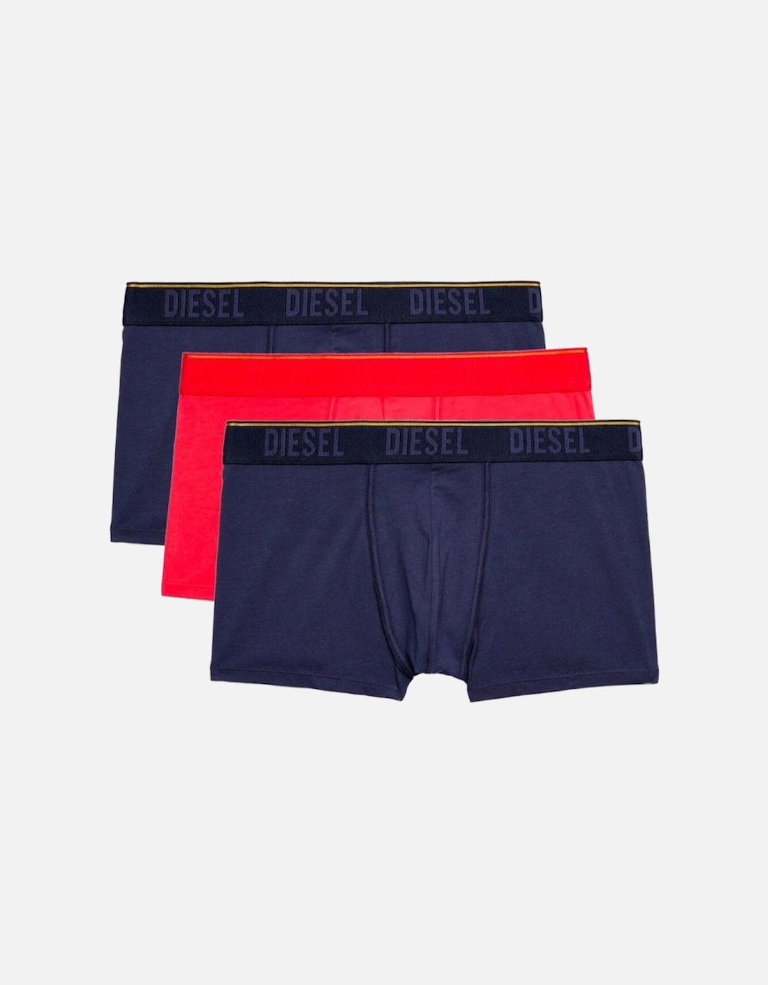 Mens 3 pack Boxer Shorts Red/Navy E5981, 3 of 2