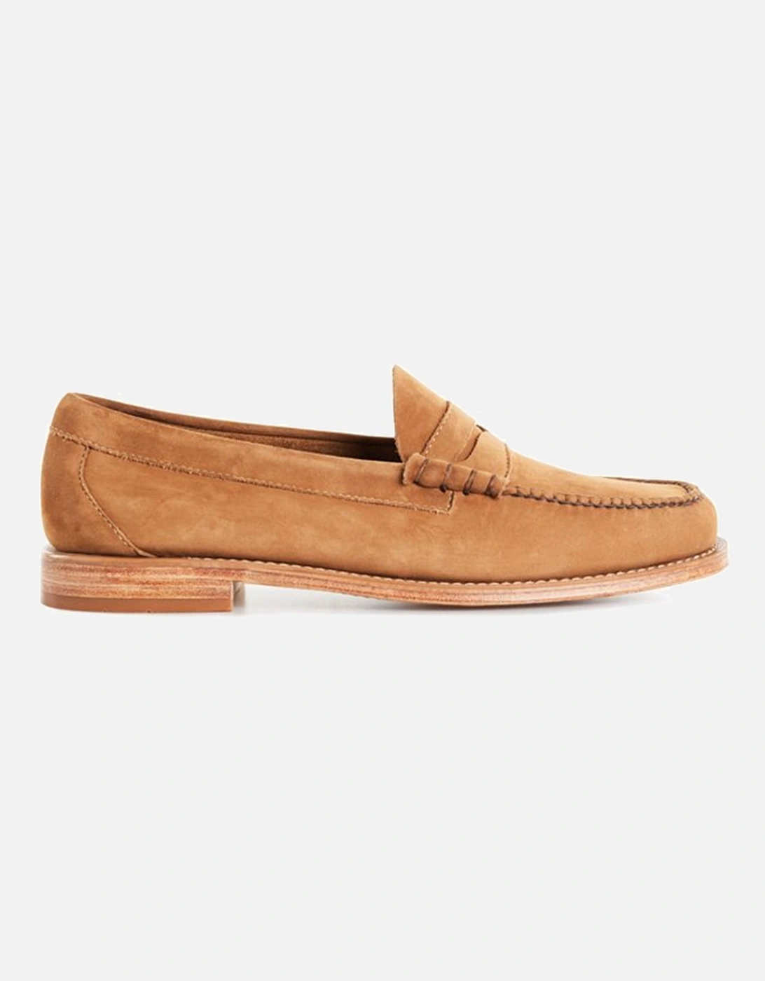 G.H. Bass Weejun Heritage Nubuck Penny Loafer Tan, 5 of 4