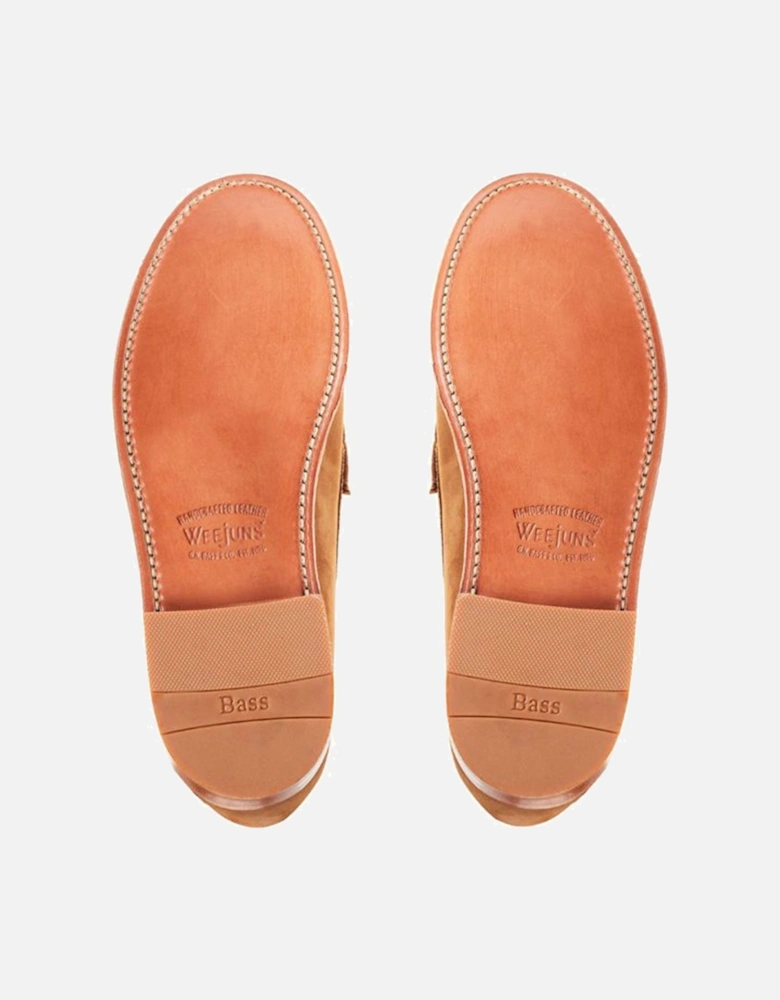 G.H. Bass Weejun Heritage Nubuck Penny Loafer Tan